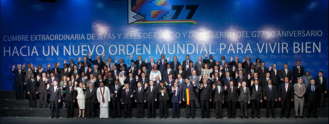 Imagen de archivo de la cumbre 2014 del G77.